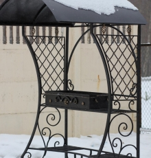 Мангал под крышей 