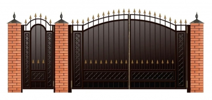 Ворота и калитка "Северные"