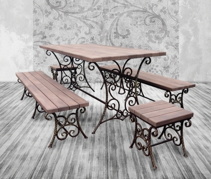 Кованая садовая мебель "Март"