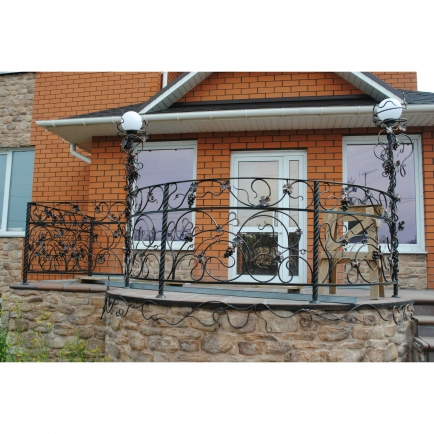 Перила кованые "Виноградная лоза"