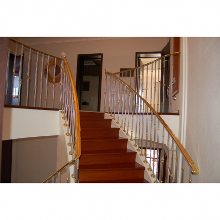 Перила латунные